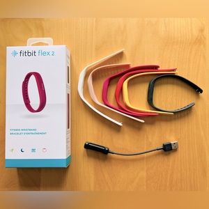 Fitbit Flex 2 fitness tracker & 6 wristbands